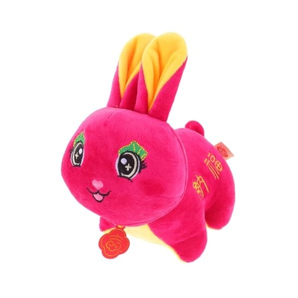 ERINGOGO Lapin en Peluche Jouet en Peluche Fête De Pâques Ornement De Lapin De Pâques Ornements Feng Shui Jouet De Figurine D