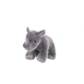 Wild Republic Cuddlekins Mini Bébé Rhinocéros, Animal en Peluche, 20 cm, Cadeau pour Bébés, Peluche Écologique, Rembourrage F