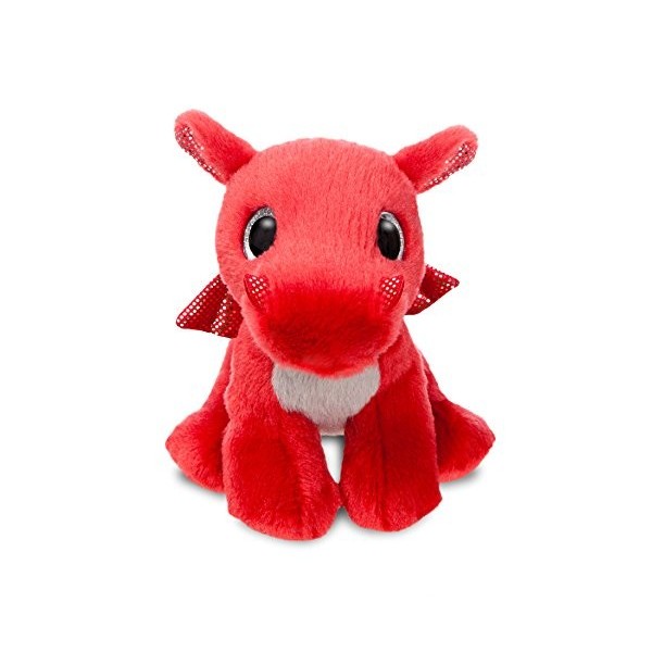 Aurora World 60862 Sparkle Tales Flame Dragon Peluche, Rouge, 17,8 cm, 7-inch