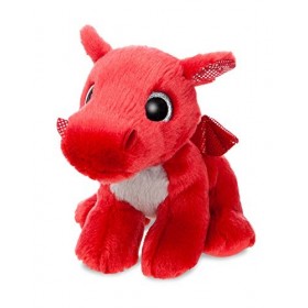 Aurora World 60862 Sparkle Tales Flame Dragon Peluche, Rouge, 17,8 cm, 7-inch