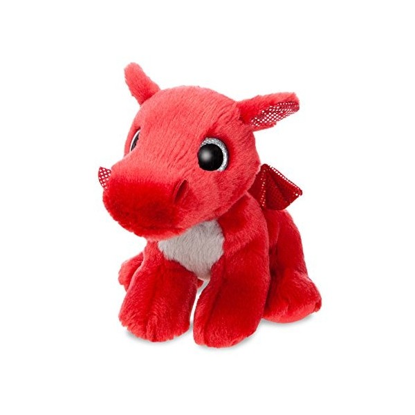 Aurora World 60862 Sparkle Tales Flame Dragon Peluche, Rouge, 17,8 cm, 7-inch