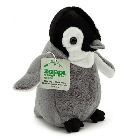 SWECOMZE Doudou pingouin en peluche pour fille, garçon et bébé
