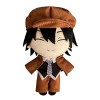 Bungo Stray Dogs Oreiller en peluche avec personnages Dazai Osamu Anime Dessin animé mignon Oreiller en peluche douce pour le