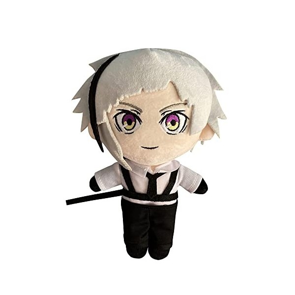 Bungo Stray Dogs Oreiller en peluche avec personnages Dazai Osamu Anime Dessin animé mignon Oreiller en peluche douce pour le