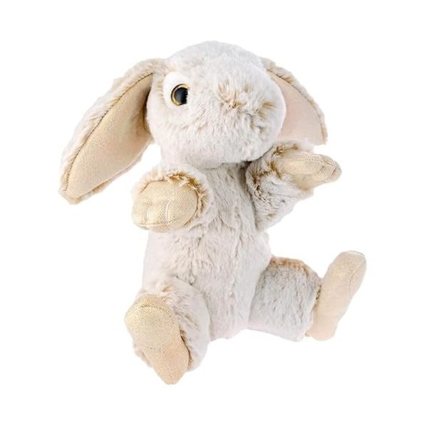 Peluche Lapin Brillant -Blanc-15 cm