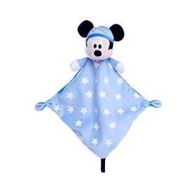 Simba Disney - Bonne Nuit, Mickey Mouse Doudou Glow in The Dark Peluche Mickey Mouse, Jouet pour bébé, Doudou et consolateur,