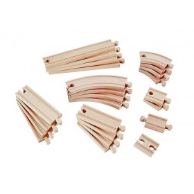 Jouet Hape Passage à Niveau Mécanique pour Circuit Train Bois - Jeu Éducatif pour Enfant de 3 ans et plus - Jouet Enfant 3 an