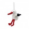 Inware 6879 Peluche cigogne Otto, 18 cm, doudou