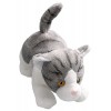 Carl Dick Peluche Chat Peluche Gris, 18cm 3223002