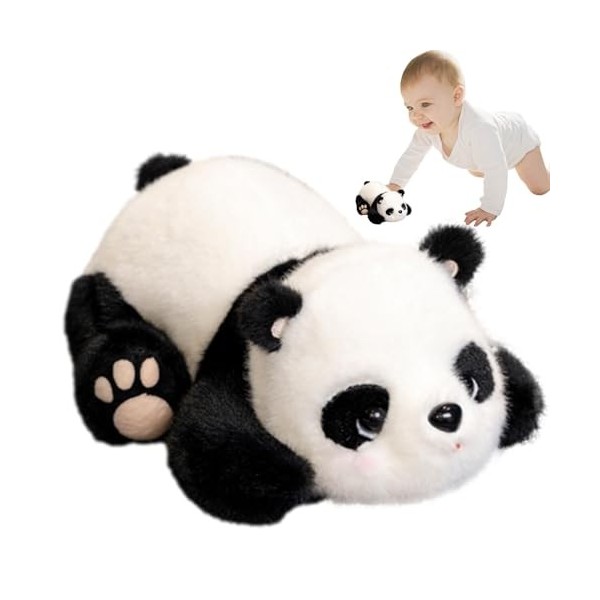 KSHSAA Panda Jouet Peluche - Animaux en Peluche Panda Mignons | Adorable Oreiller en Peluche Panda, Cadeaux Panda, 9 Pouces, 