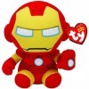 TY/Beanie - Iron Man, gamme Marvel, environ 15,2 cm, peluche parfaite