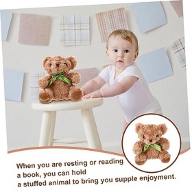 Toyvian Ours en Peluche Poupée en Peluche Animal Ours Poupée Jouet Poupée Ours Vif Peluche Animale Jouets en Peluche Jouets D