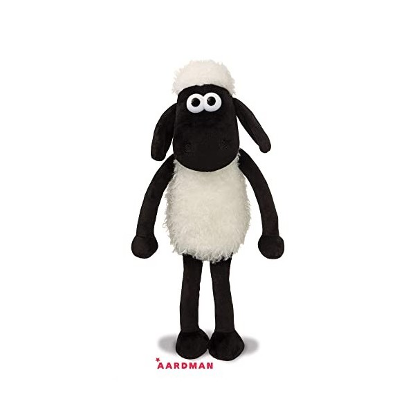 Shaun the Sheep 61173 8-inch Plush Cuddly Toy, Black and White, 8in, Suitable for Adults and Kids