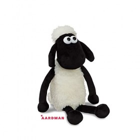 Shaun the Sheep 61173 8-inch Plush Cuddly Toy, Black and White, 8in, Suitable for Adults and Kids