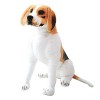 Peluche en Forme de Chien Réaliste, Chien en Peluche Mignon Simulation Animaux en Peluche Doux Chiot Jouets en Peluche Oreill