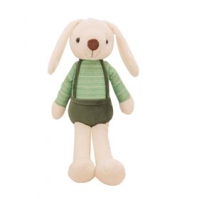 ACMEDE Lapin en Peluche avec Oreilles Tombantes 50CM, Jouet en Peluche Lapin Mignon apaisant Peluche, Poupée Lapin Mignonne a