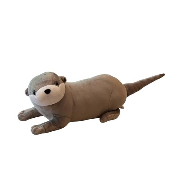 ISAKEN Loutre en Peluche, Animal en Peluche, Jouet de Dessin animé, poupée en Peluche, Oreiller en Peluche, Cadeau pour Enfan