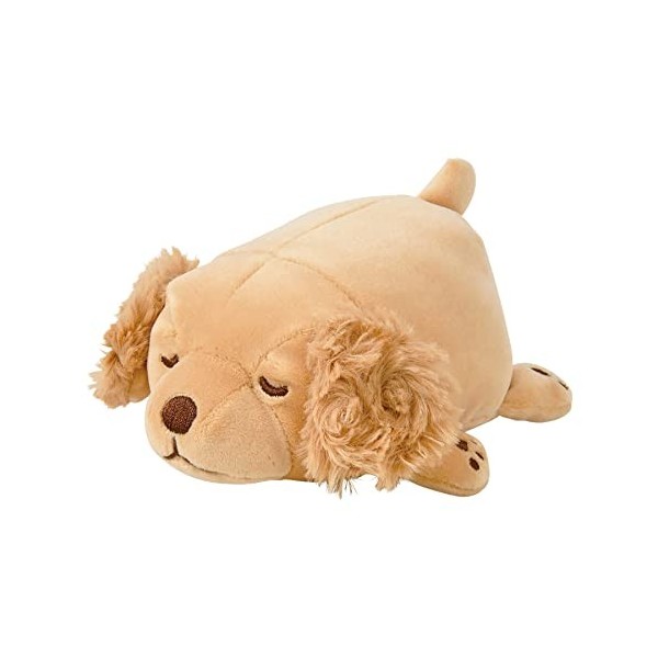 NEMU NEMU Peluche - Sora le Chien Golden Retriever - Coussin à câliner - Ultra doux - Taille S - 11 cm