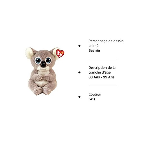 TY - Beanie Bellies - Peluche Melly le koala 15 cm - TY40726