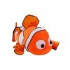 LAARNT 25cm Jouet en Peluche en Poisson-Clown，Poupée en Peluche en Poisson-Clown Mignon，Coussins en Poisson-Clown, Oreiller e