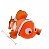 LAARNT 25cm Jouet en Peluche en Poisson-Clown，Poupée en Peluche en Poisson-Clown Mignon，Coussins en Poisson-Clown, Oreiller e