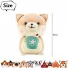 Waslary Shiba Inu Peluche en Forme de Chien avec thé au Lait 23cm Shiba Inu Plush Kawaii Plushie Jouet Cadeau Décoration pour