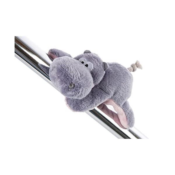 NICI- Hippopotame DJ Nilbert 12 cm MagNICI, 47955, Gris