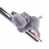 NICI- Hippopotame DJ Nilbert 12 cm MagNICI, 47955, Gris