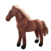 JAWSEU Cheval Peluche Geante, Peluche Cheval Interactif, Peluche Cheval Realiste, Animal en Peluche Poupée Cheval Peluche Pou