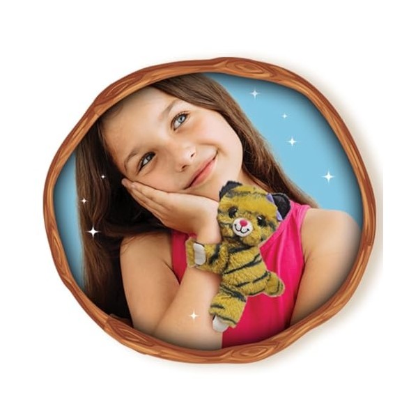 Sbabam, Lovely Pets Sweet Hugs Big Bracelet en Peluche avec Clip Animaux Jouet pour Enfants, Jeux pour Enfants et marionnette