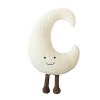 LIBOOI Coussin décoratif en peluche douce pour chambre denfant, motif soleil, nuage, lune, étoile - 40 cm - Décoration douce