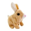 Jouets en Peluche électriques, Lapin en Peluche Jouet électrique, Marche Wiggle Oreilles, Mignon Simulation Lapin interactif 