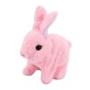 Jouets en Peluche électriques, Lapin en Peluche Jouet électrique, Marche Wiggle Oreilles, Mignon Simulation Lapin interactif 