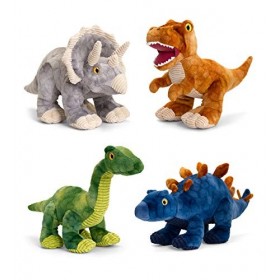 Keel Toys SE6579 Dinosaures Keeleco 100 % recyclés 26 cm