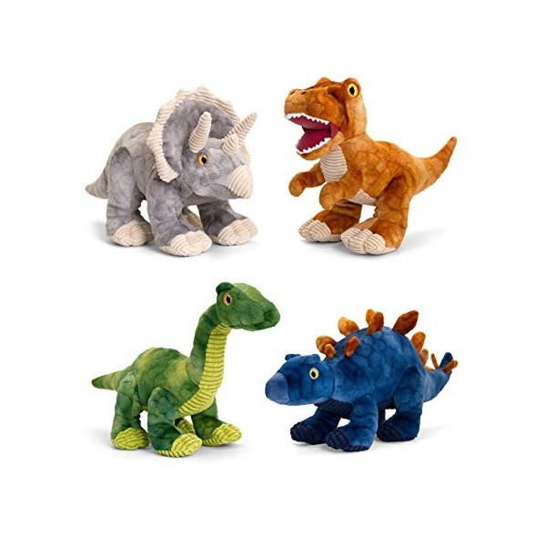 Keel Toys SE6579 Dinosaures Keeleco 100 % recyclés 26 cm