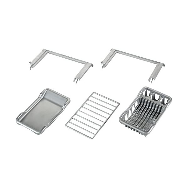 Theo Klein 9259 Set Complémentaire Cuisines Enfts I Plaque Et Grille De Cuisson Pier Lave-Vaisselle Glissières Compatibles Av