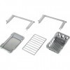 Theo Klein 9259 Set Complémentaire Cuisines Enfts I Plaque Et Grille De Cuisson Pier Lave-Vaisselle Glissières Compatibles Av