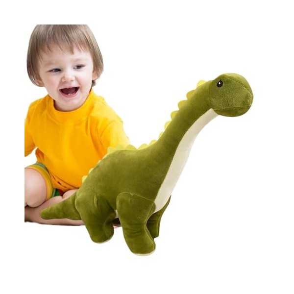 BUNIQ Animal en Peluche Dino,Poupée Dinosaure en Peluche Douce à Long Cou - Oreillers de câlins de Dessin animé Doux de Dinos