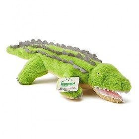 Zappi Co Peluche 100% recyclée, Crocodile 38cm de Long Douce, câline, écologique Collection danimaux pour Nouveau-né Premi