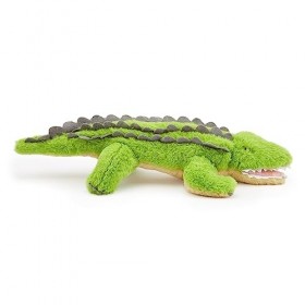 Zappi Co Peluche 100% recyclée, Crocodile 38cm de Long Douce, câline, écologique Collection danimaux pour Nouveau-né Premi