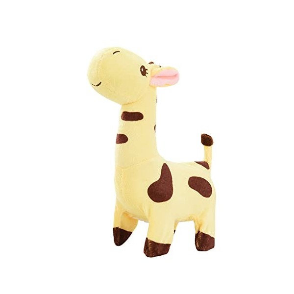 BYNYXI 22cm Peluche Girafe, Jouet Girafe électrique Girafe Qui Marche avec Musique et Son Douce Peluche Douce Girafe Jouet Po