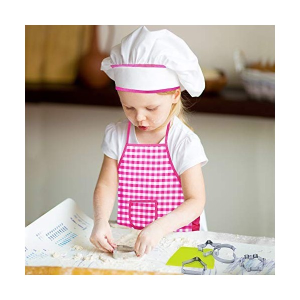 Set de cuisine enfant 30 pièces - tablier, toque et ustensiles