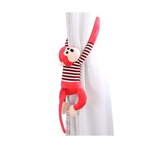 Singe Peluche à Suspendre 45cm Jouet en Peluche Mignon Coton Long Bras Animal Poupée Singe Suspendus Poupée en Peluche Douce 