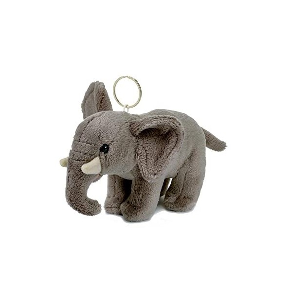 WWF - Peluche Elephant - Porte Clefs - Normes CE - Hauteur 10 cm