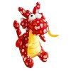 CELFER Peluche Dragon Chanceux,Jouets en Peluche du Zodiaque en Tissu Floral | Peluche Dragon du Zodiaque Chinois, Jouet en P