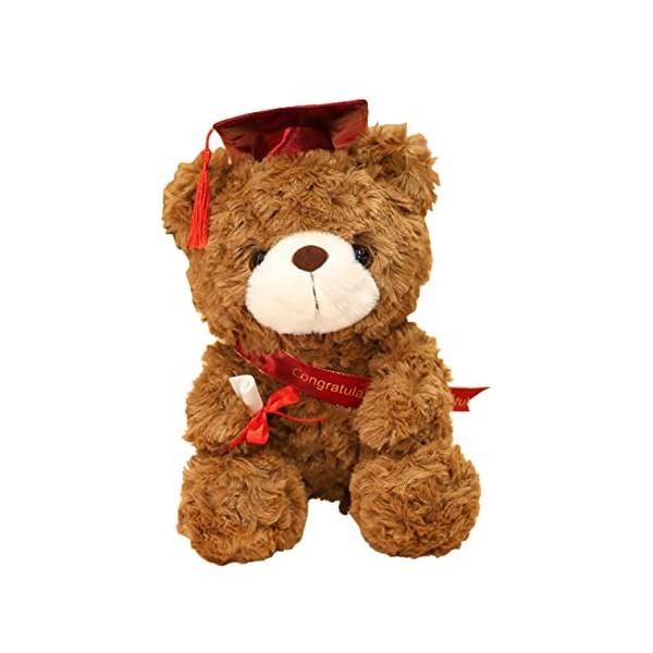 ERINGOGO Poupée Dr Ours Poupée Cadeau De Nouvel an Jouet Cadeau De Qualité Ours De Fin Détudes Collégiales Ours De Graduatio