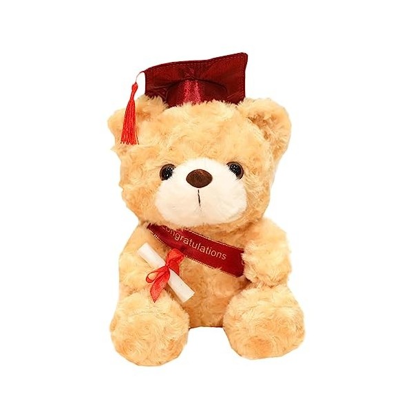 ERINGOGO Poupée Dr Ours Poupée Cadeau De Nouvel an Jouet Cadeau De Qualité Ours De Fin Détudes Collégiales Ours De Graduatio