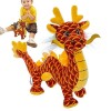 Frifer Jouet en Peluche Dragon Chinois,Dragon en Peluche Mignon et Doux - Peluche du Nouvel an Chinois pour Cadeaux danniver