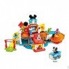 VTech - Tut Tut Bolides Disney, Le Magi-Garage Interactif de Mickey avec Voiture Pick-Up Magique de Mickey Mouse, Garage Voit