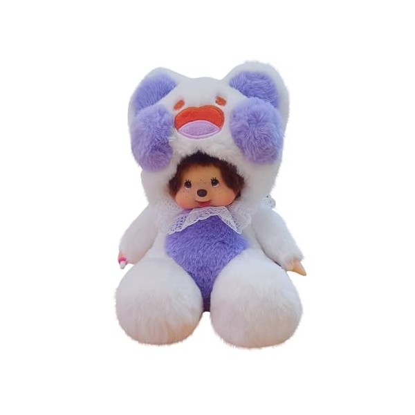 Générique Peluche de Chèvre en Doux - Oreiller Animal Décoratif Mignon, 11,8 Pouces